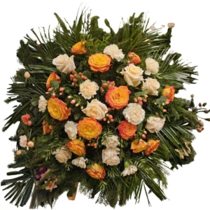 Kwiaty do pogrzebu: wieniec 10