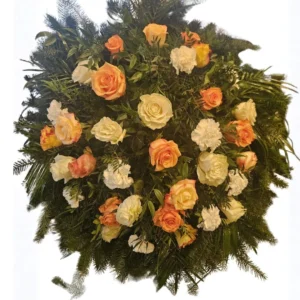 Kwiaty do pogrzebu: wieniec 16